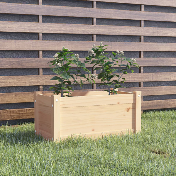 Red Barrel Studio Wood Outdoor Planter Box Wayfair   Wood Outdoor Planter Box 